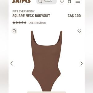 Skims bodysuit NWT